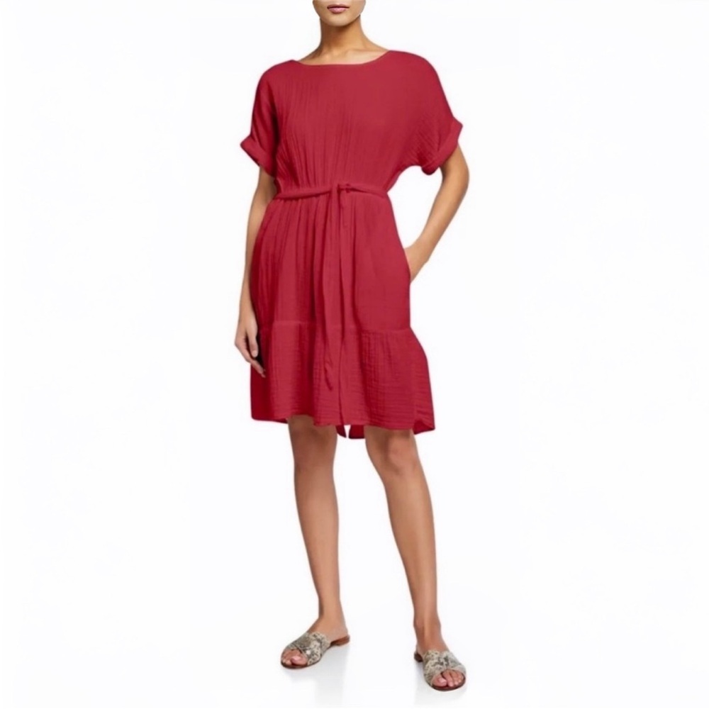 ⭐️Xirena Aiden Dress red gauze⭐️